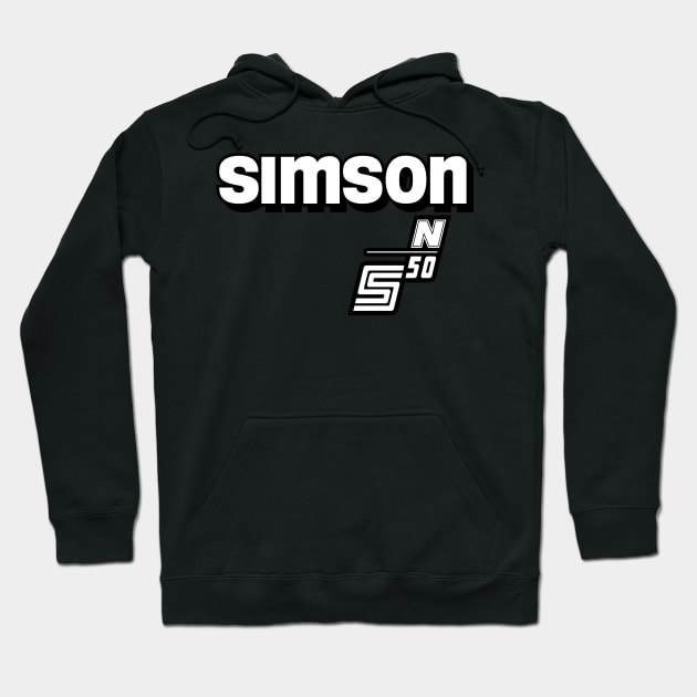 Simson S50 N logo Hoodie by GetThatCar
